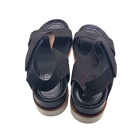 Franco Sarto India Wedge Sandal – Women's Size 9.5 M, Black - Picture 3 of 5